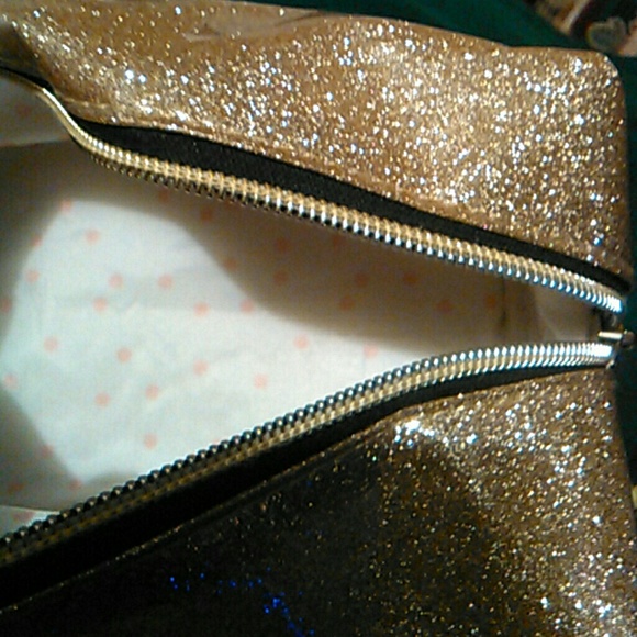 Gold evening clutch and pouch - Picture 5 of 6